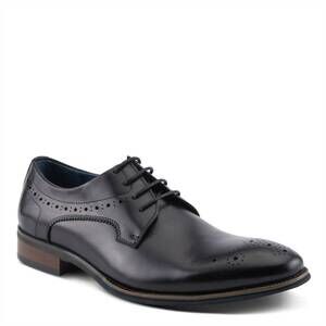 NEW SPRING STEP SHOES men's charlie wing tip shoe in black